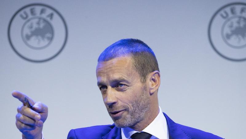 Schaut der Fußball-EM (noch) optimistisch entgegen: UEFA-Boss Aleksander Ceferin. Schaut der Fußball-EM (noch) optimistisch entgegen: UEFA-Boss Aleksander Ceferin.