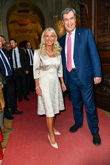 Markus Söder und Ehefrau Karin Baumüller-Söder Markus Söder und Ehefrau Karin Baumüller-Söder