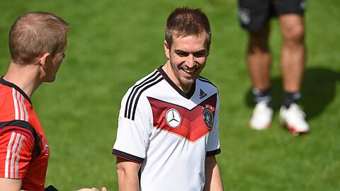 Musste am Freitag das Training abbrechen: Philipp Lahm.
