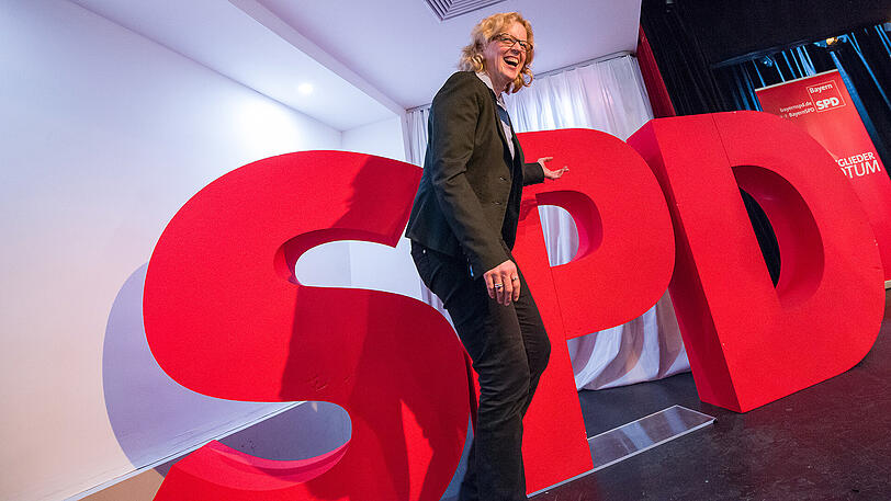 Hat gut Lachen: Die wohl neue SPD-Vorsitzende Natascha Kohnen.