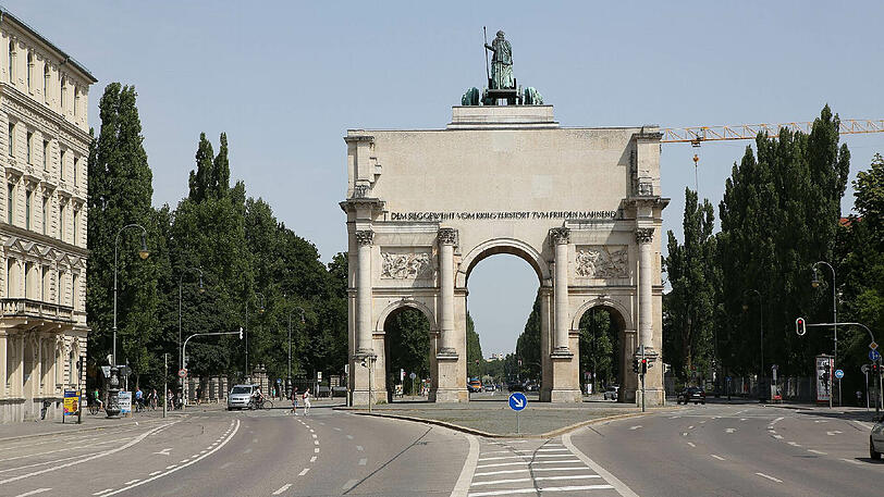 So sieht es am Siegestor aktuell noch aus.