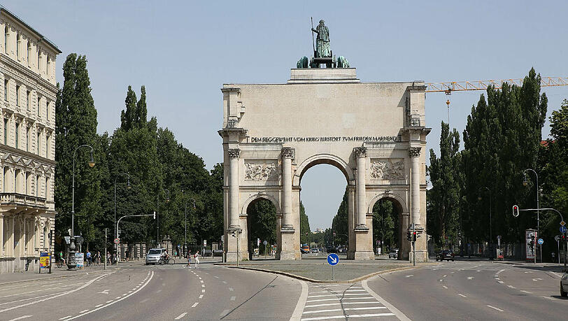 So sieht es am Siegestor aktuell noch aus. So sieht es am Siegestor aktuell noch aus.