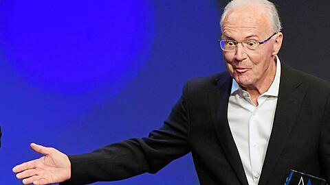 Einer seiner seltenen öffentlichen Auftritte: Franz Beckenbauer am Samstag bei der Verleihung des Bayerischen Sportpreises.