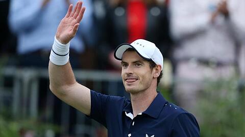 Andy Murray feierte sein Comeback im Doppel.