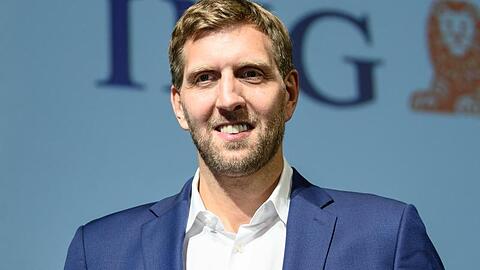 Stellte in Frankfurt das Buch "The Great Nowitzki" vor: Dirk Nowitzki.