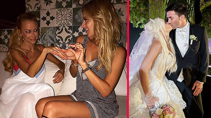 Wer den Schaden hat... Jenny Elvers und Verena Kerth machen sich über die Katzenberger-Hochzeit lustig.