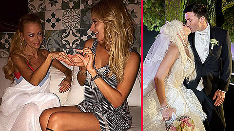 Wer den Schaden hat... Jenny Elvers und Verena Kerth machen sich über die Katzenberger-Hochzeit lustig.