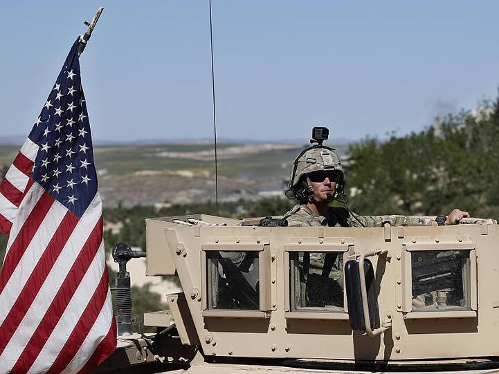 US-Truppen im syrischen Manbidsch.
