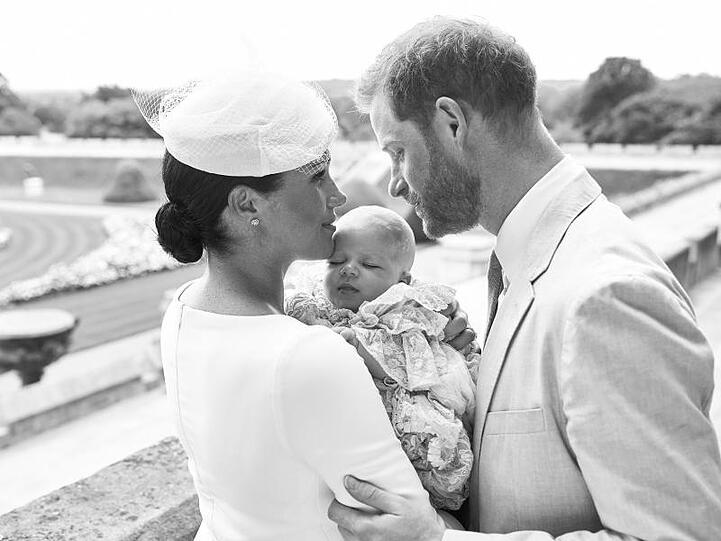 Harry und Meghan mit dem kleinen Archie.