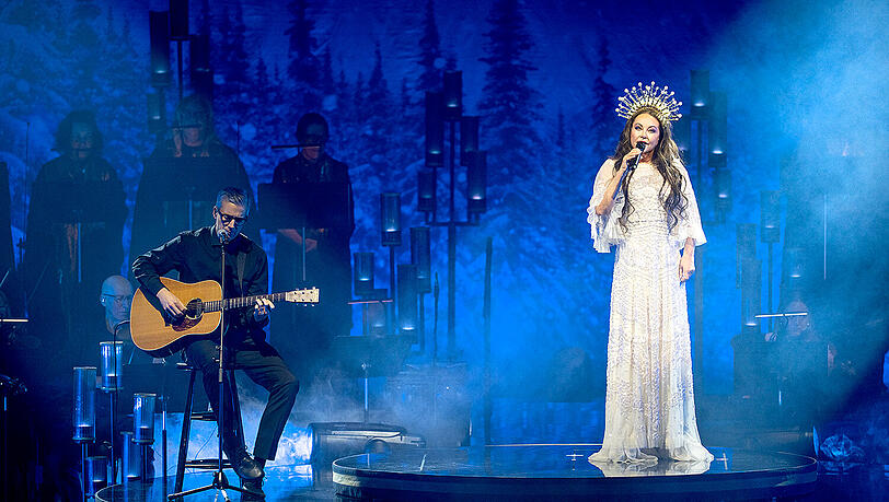 Sarah Brightman verzaubert das Publikum mit ihrer einzigartigen Stimme. Sarah Brightman verzaubert das Publikum mit ihrer einzigartigen Stimme.