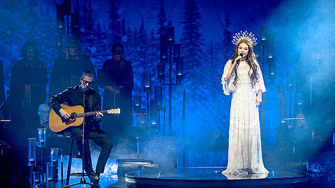 Sarah Brightman verzaubert das Publikum mit ihrer einzigartigen Stimme.
