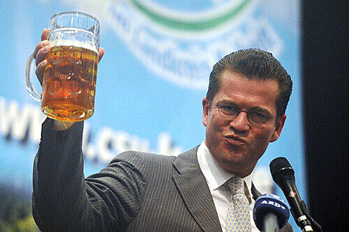 Bundeswirtschaftsminister Karl- Theodor zu Guttenberg