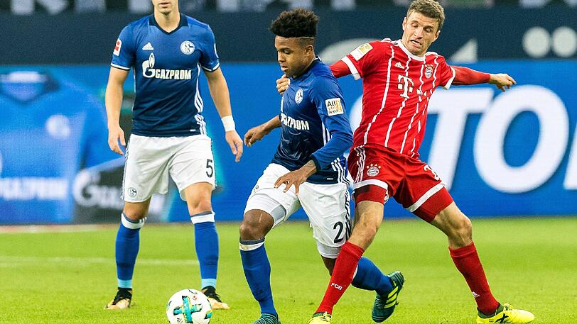 THOMAS MÜLLER -	NOTE 2: In Abwesenheit von Neuer Bayerns Kapitän. Sehr fluide unterwegs. Überall und sowieso. Am 2:0 in der Entstehung beteiligt, hatte Pech mit einem Pfosten-Kopfball (51.)