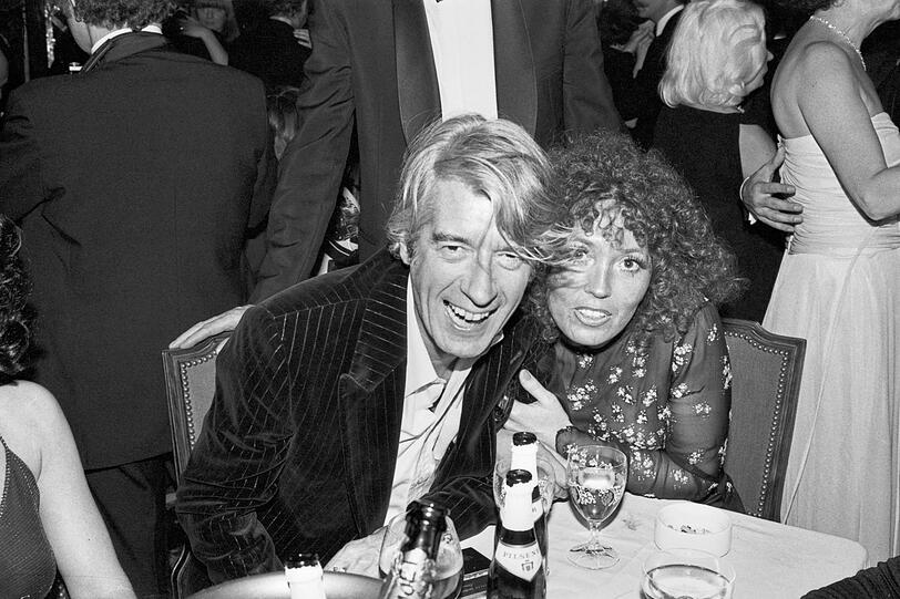 Rudi Carrell und Ehefrau Anke Bobbert im Jahr 1970.