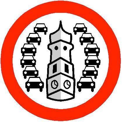 Das Logo der Bürgerinitiative Forstenried, die gegen den Durchstich kämpft.