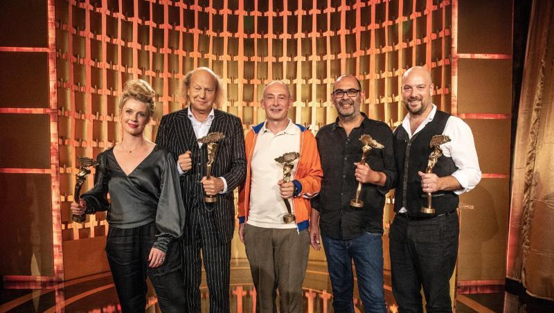Christine Eixenberger, Arnulf Rating, Emmanuel Peterfalvi, Hannes Ringlstetter und Stephan Zinner. Foto: Markus Konvalin/BR/dpa Christine Eixenberger, Arnulf Rating, Emmanuel Peterfalvi, Hannes Ringlstetter und Stephan Zinner. Foto: Markus Konvalin/BR/dpa