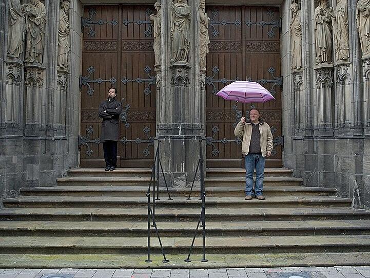 Boerne (Jan Josef Liefers, li.) und Thiel (Axel Prahl) zählen zu den erfolgreichsten "Tatort"-Ermittlern