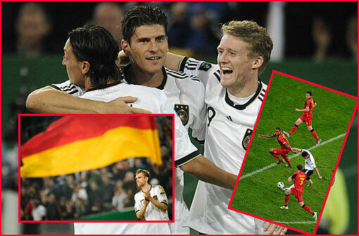 Gemeinsam auf dem Weg zum Titel? Den Weg zur Europameisterschaft hat das DFB-Team jedenfalls mit einmaliger Konstanz bestritten: zehn Spiele, zehn Siege.