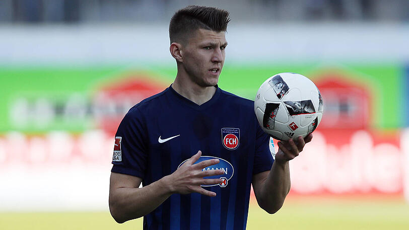 Robin Becker war zuletzt von Bayer Leverkusen an den 1. FC Heidenheim ausgeliehen.