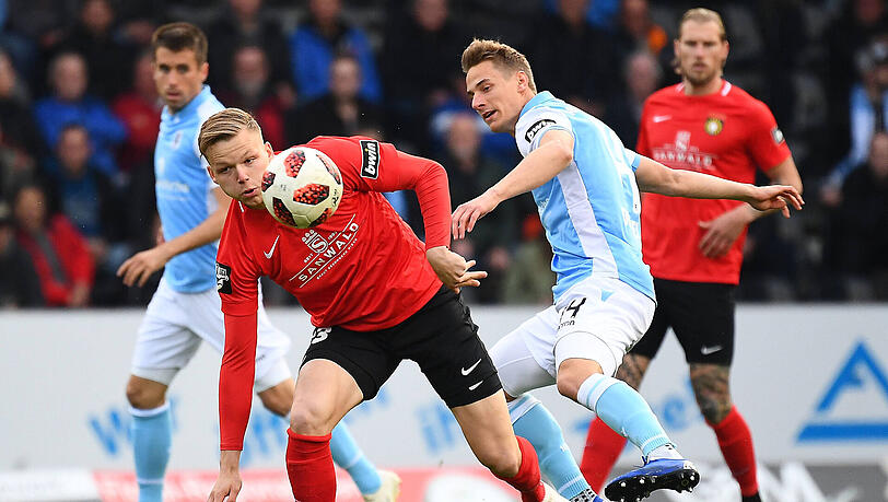 In der Jugend des TSV 1860  ausgebildet: Dennis Dressel (2.v.re.).