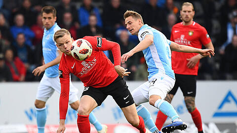 In der Jugend des TSV 1860  ausgebildet: Dennis Dressel (2.v.re.).