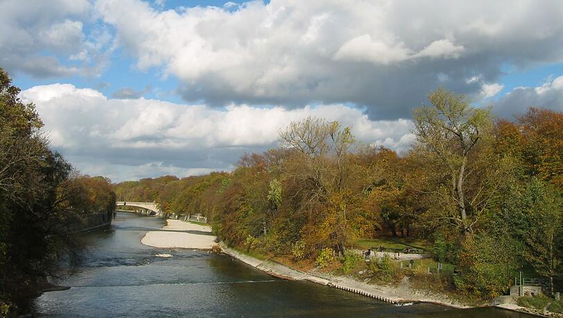 Das Naherholungsgebiet der Isarauen. Das Naherholungsgebiet der Isarauen.