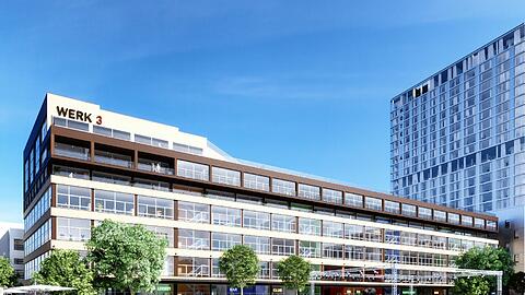 Kulturquartier statt Partyzone: So soll das "Werk 3" aussehen, wenn es fertig ist. Foto: Projektgesellschaft Werk 3