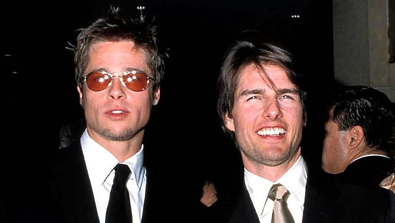 Brad Pitt (l.) und Tom Cruise in den 90er-Jahren.