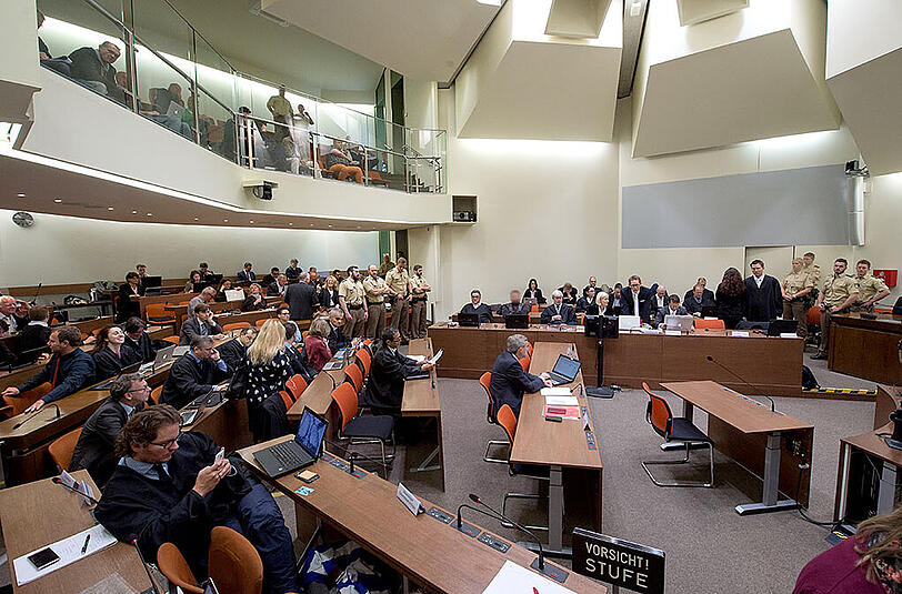 Ein Bild vom NSU-Prozess in München. (Archivbild)