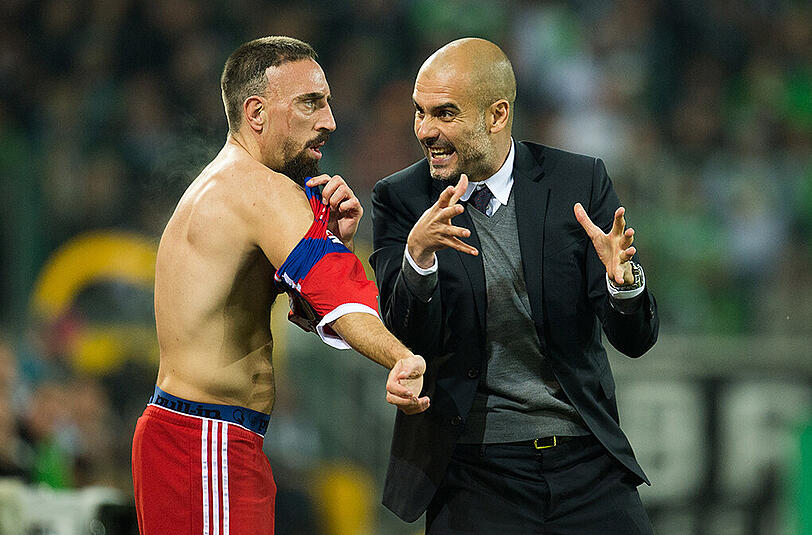 Ribéry und Guardiola: So richtig passte das nie.