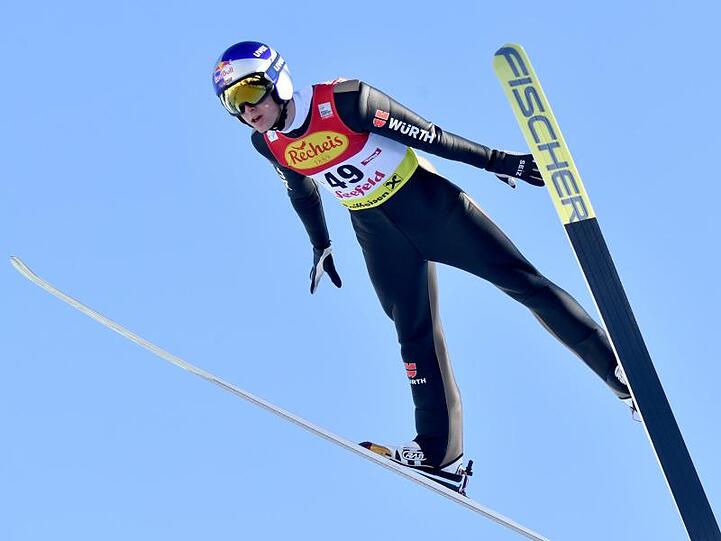 Zeigte sich beim Skispringen deutlich verbessert und wurde in Seefeld Zweiter: Vinzenz Geiger.