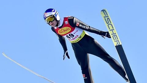Zeigte sich beim Skispringen deutlich verbessert und wurde in Seefeld Zweiter: Vinzenz Geiger.