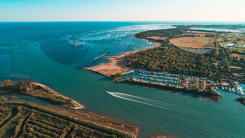 Das Tenuta Primero Resort liegt in traumhafter Lage in Friau-Julisch Venetien zwischen Lagune und Meer.