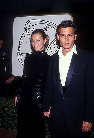 Vier Jahr lang war es die große Liebe: 1994 kam Kate Moss mit Johnny Depp zusammen.