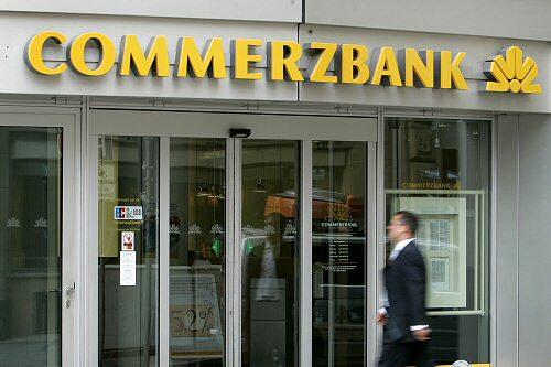 Filiale der Commerzbank in Frankfurt am Main
