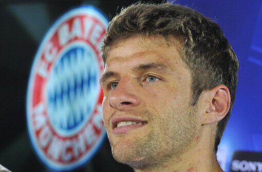Gut gelaunt: Thomas Mülller. Kein Wunder: Er darf ja auch Geburtstag feiern.