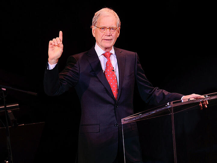 David Letterman ist eine der großen US-Talk-Ikonen