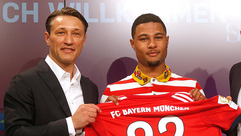 Niko Kovac hält große Stücke auf Serge Gnabry (rechts). Niko Kovac hält große Stücke auf Serge Gnabry (rechts).