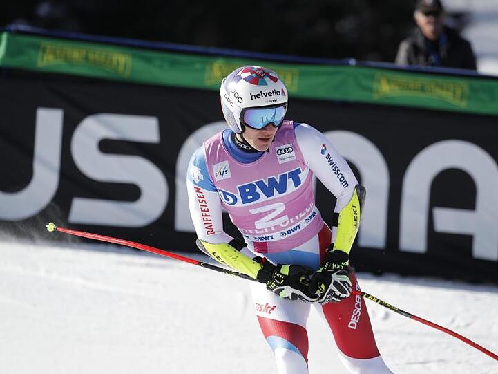 Marco Odermatt aus der Schweiz gewann den Super-G.