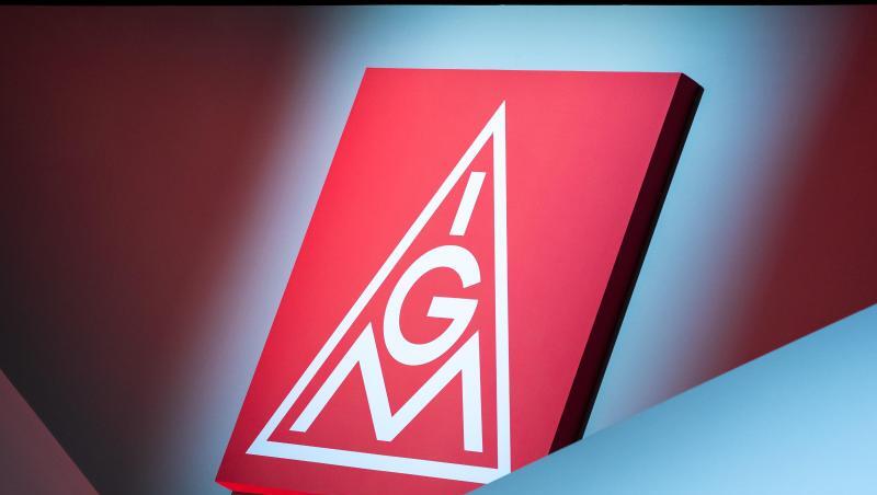 Das Logo der IG Metall. Foto: Daniel Karmann/dpa/Symbolbild Das Logo der IG Metall. Foto: Daniel Karmann/dpa/Symbolbild