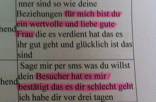 &bdquo;Für mich bist du eine wertvolle und liebe gute Frau.&ldquo; Dass Ksenija nichts von ihm wissen will, realisiert der Stalker nicht.