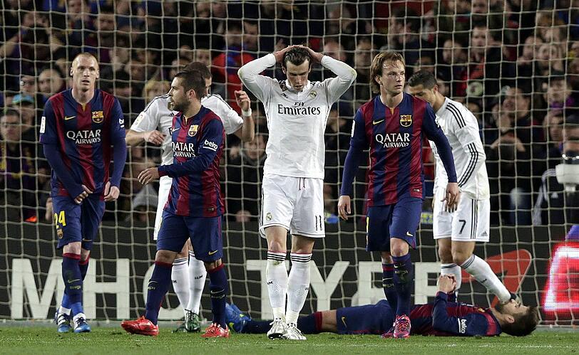 Gareth Bale beim Spiel gegen Barca.