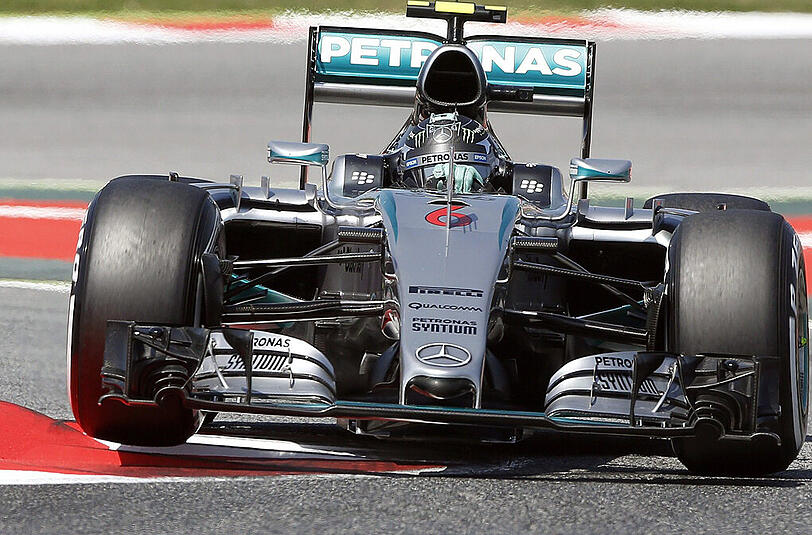 Nico Rosberg sicherte sich die Pole Position für den Großen Preis von Spanien in Barcelona.