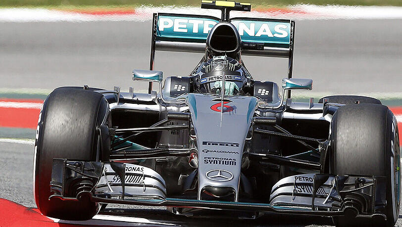 Nico Rosberg sicherte sich die Pole Position für den Großen Preis von Spanien in Barcelona. Nico Rosberg sicherte sich die Pole Position für den Großen Preis von Spanien in Barcelona.