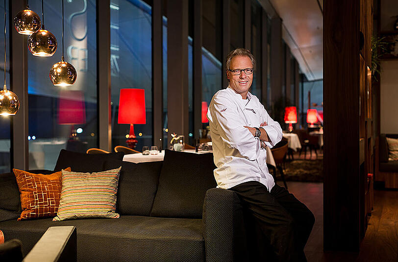 Auch Chefkoch Bobby Bräuer heimste 18 Punkte ein. Er betreibt das Restaurant "EssZimmer" im dritten Obergeschoss der BMW Welt.