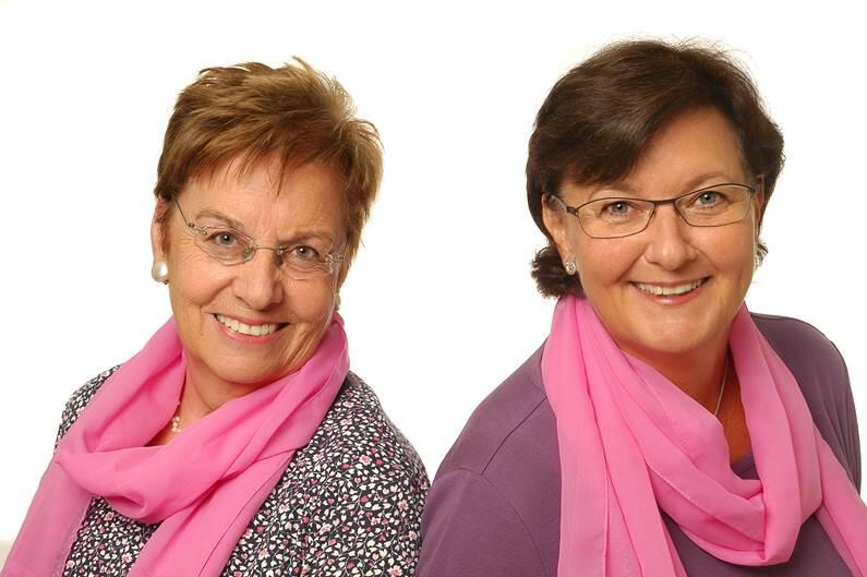 Das Autorenduo Frida Mey alias Friedlind Lipsky und Ingeborg Struckmeyer