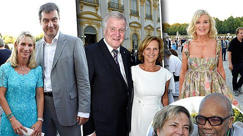 Promis und Politiker feierten bei Traumwetter auf Schloss Schleißheim den Sommerempfang des bayerischen Landtags. Sehen Sie hier die Bilder.