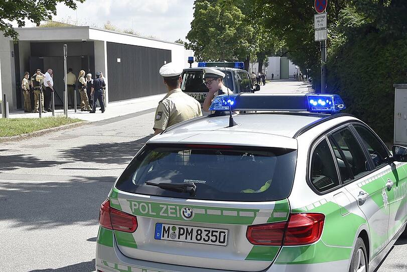 Die Bilder von der Räumungsübung im Gefängnis Stadelheim.
