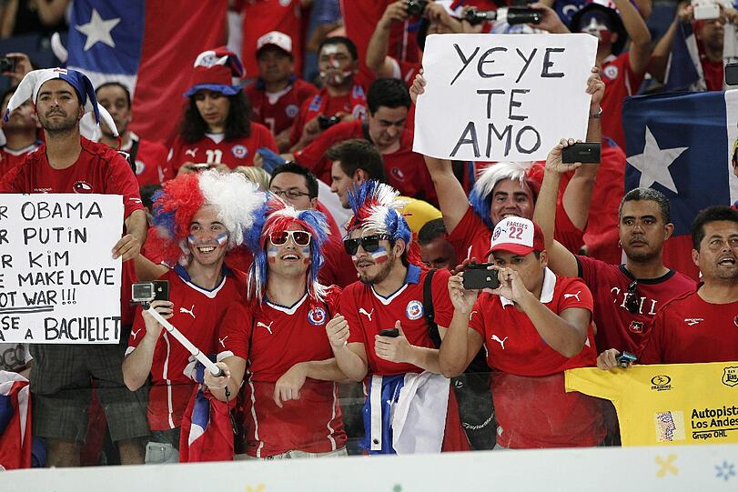 Die Fans der Fußball-WM 2014