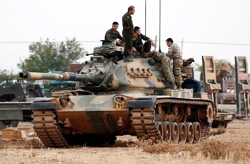 Bei der Offensive "Schutzschild Euphrat" dürfte es der Türkei neben der Bekämpfung des IS vor allem darum gehen, einen weiteren Vormarsch syrischer Kurden zu verhindern. Foto: Sedat Suna